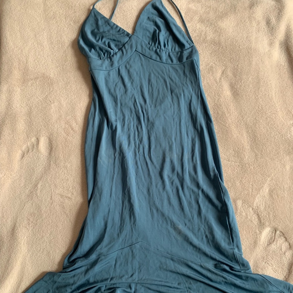 COLLEGE SALE Blue / Teal Formal Dress